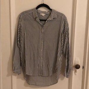 H&M striped button down, size 4 (small)
